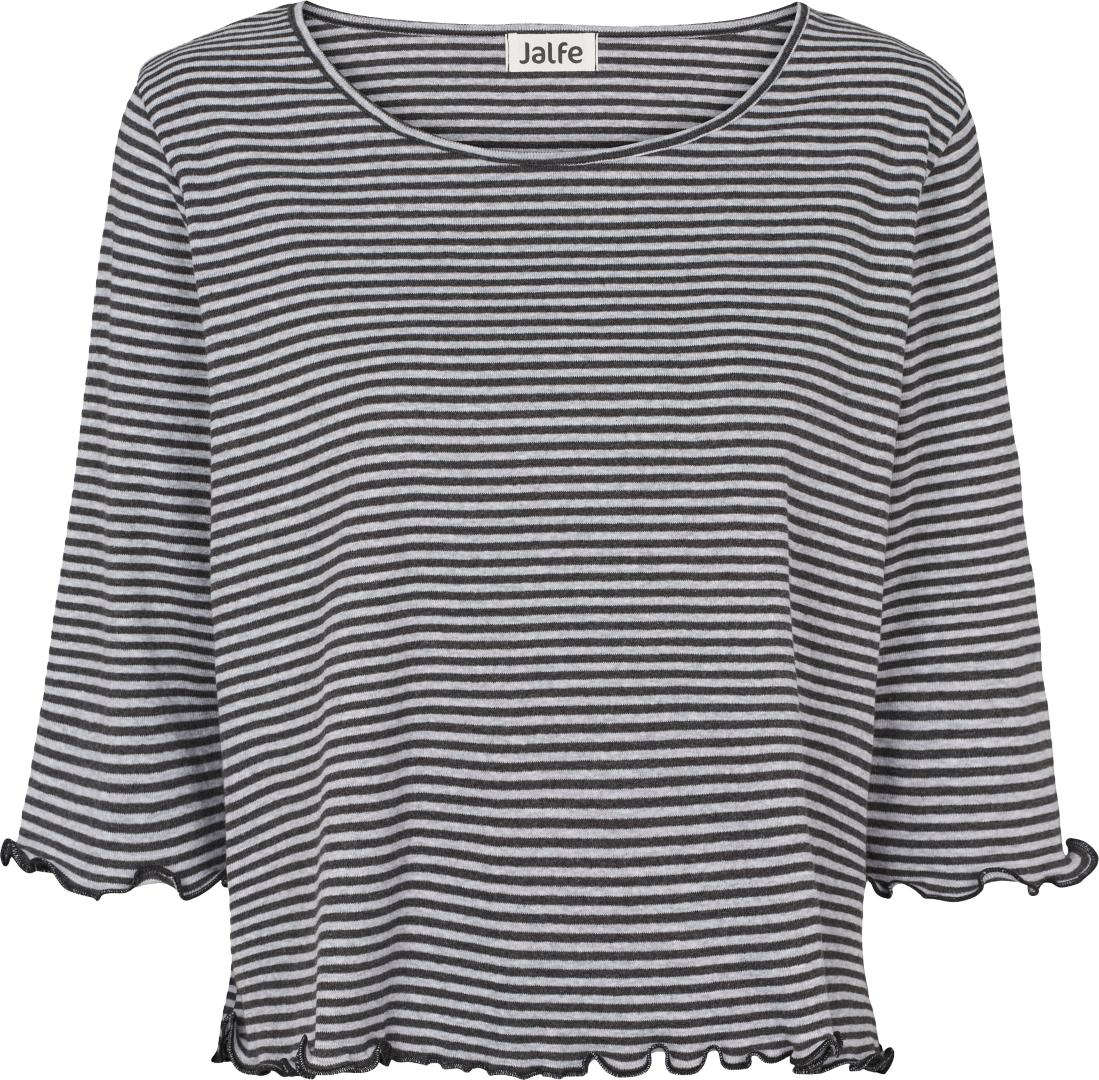 Oversize blouse org. cotton stripes